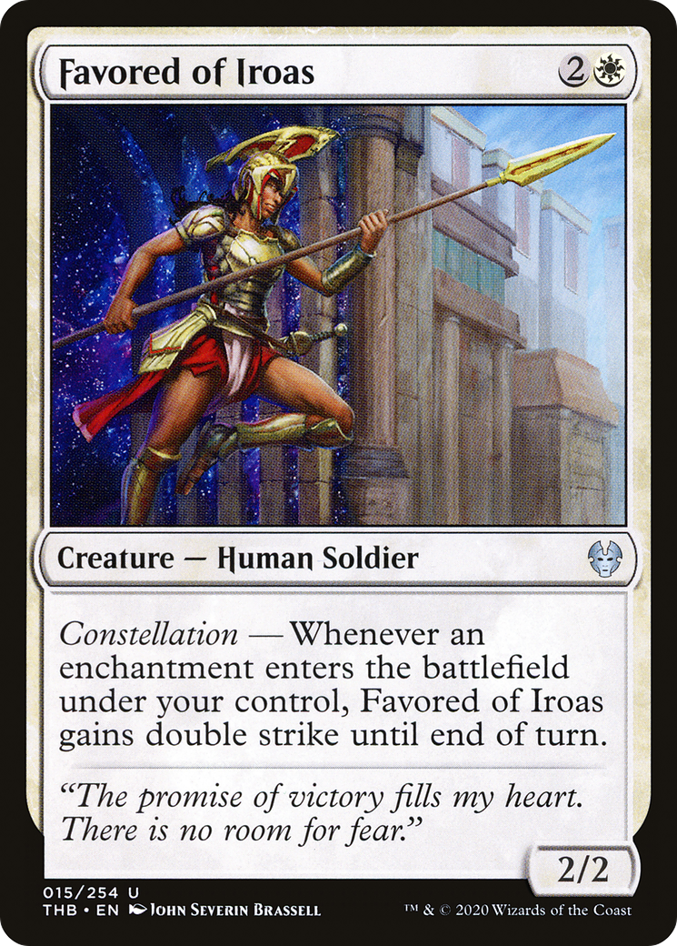 Favored of Iroas (015) Foil - Theros Beyond Death