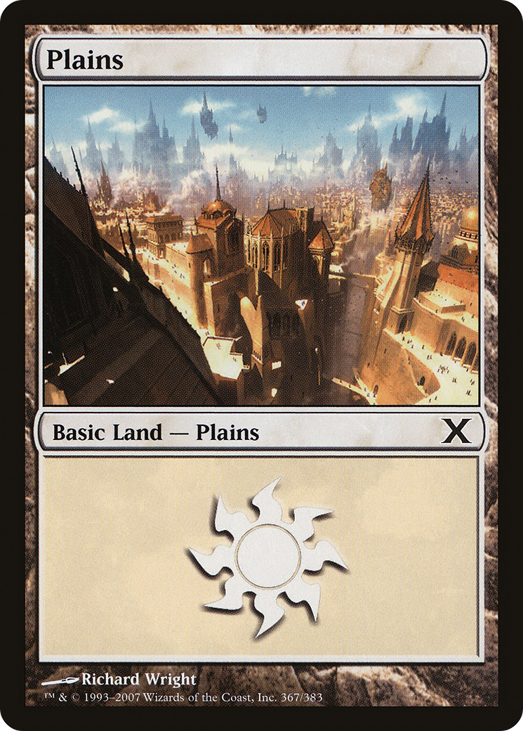 Plains (367) Foil - Tenth Edition