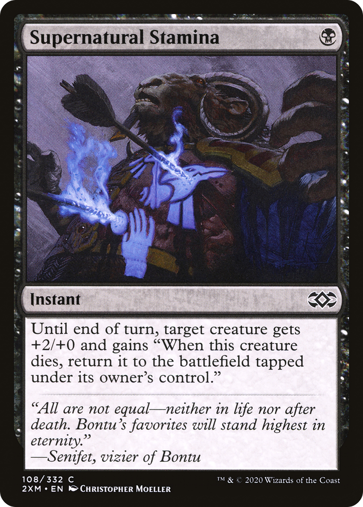 Supernatural Stamina (108) Foil - Double Masters