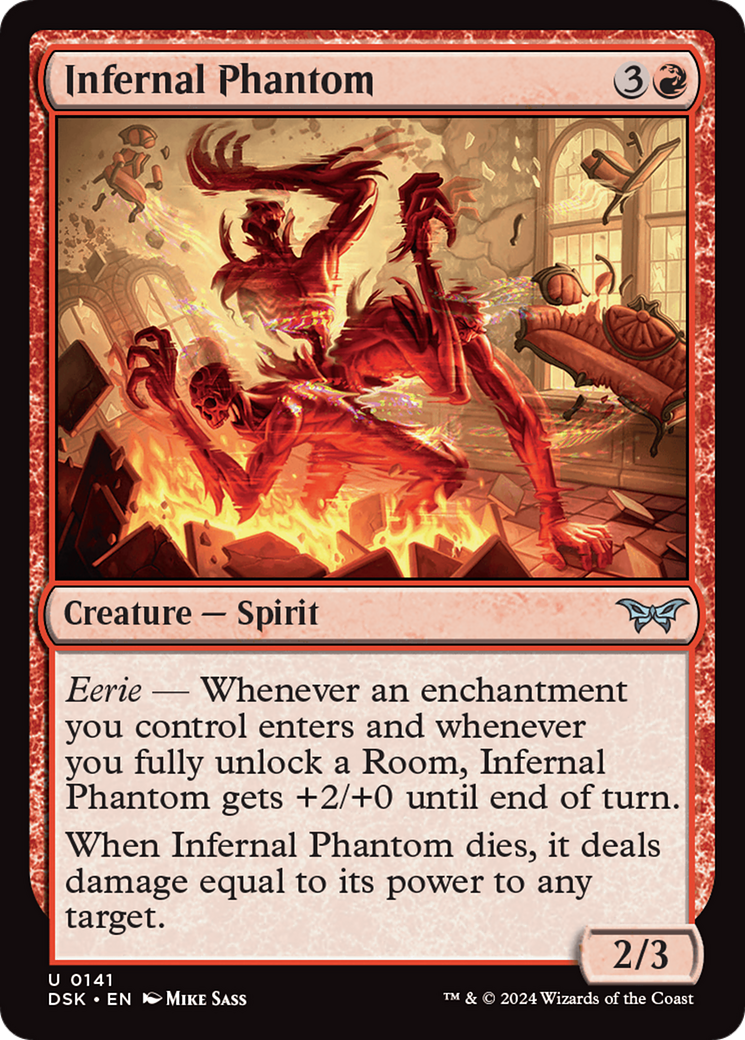 Infernal Phantom (141) Foil - Duskmourn: House of Horror