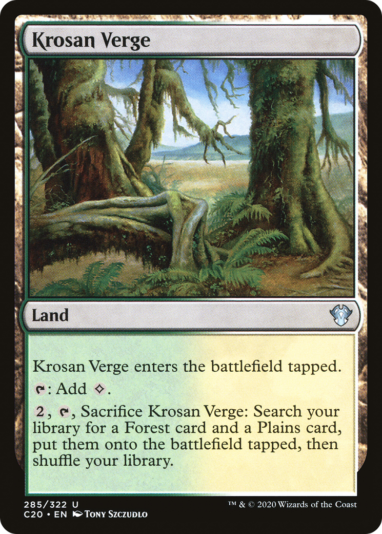 Krosan Verge (285) - Commander 2020