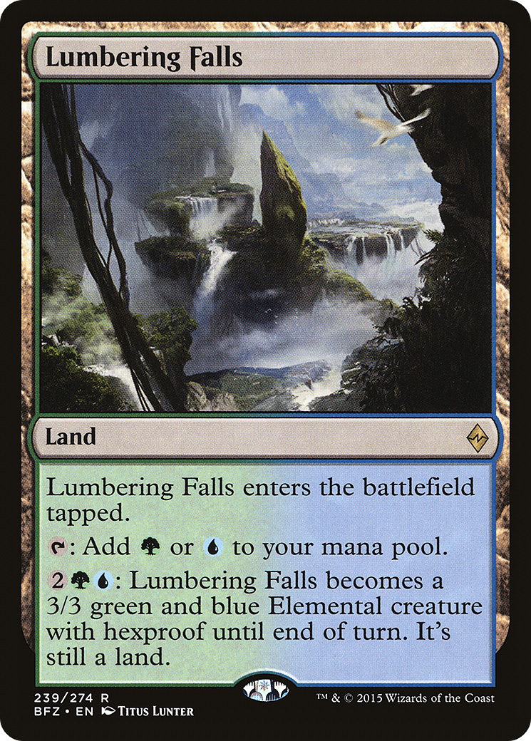 Lumbering Falls (239) - Battle for Zendikar