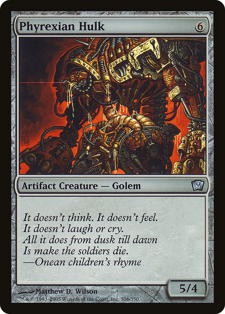 Phyrexian Hulk (306) Foil - Ninth Edition