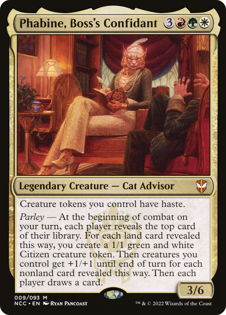 Phabine, Boss's Confidant (009) - New Capenna Commander