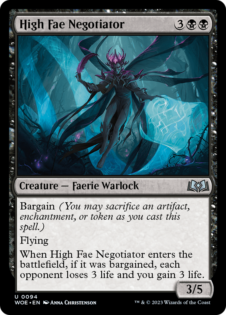 High Fae Negotiator (094) Foil - Wilds of Eldraine