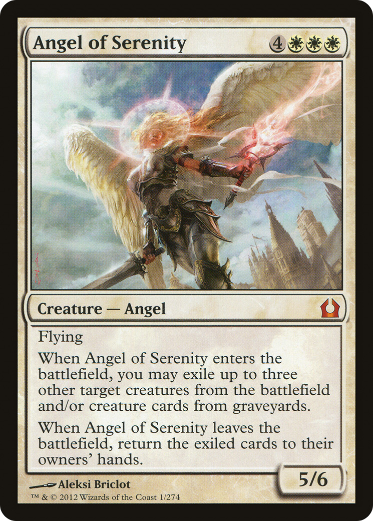 Angel of Serenity (001) Foil - Return to Ravnica