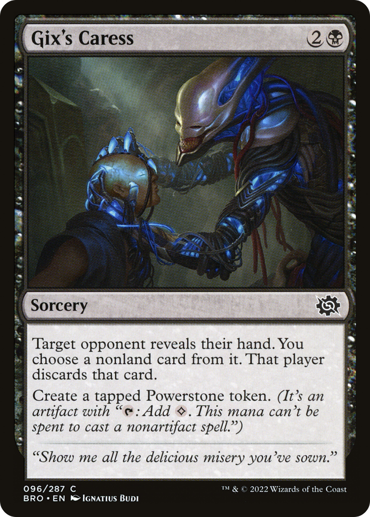 Gix's Caress (096) Foil - The Brothers' War