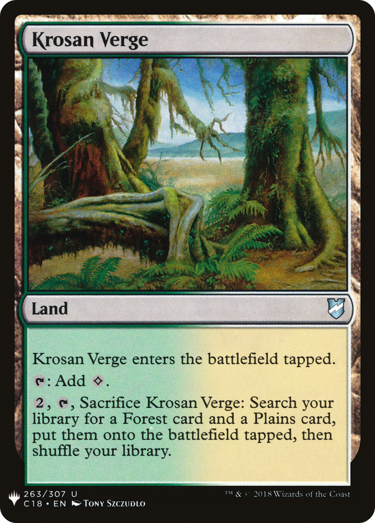 Krosan Verge (C18-263) - The List