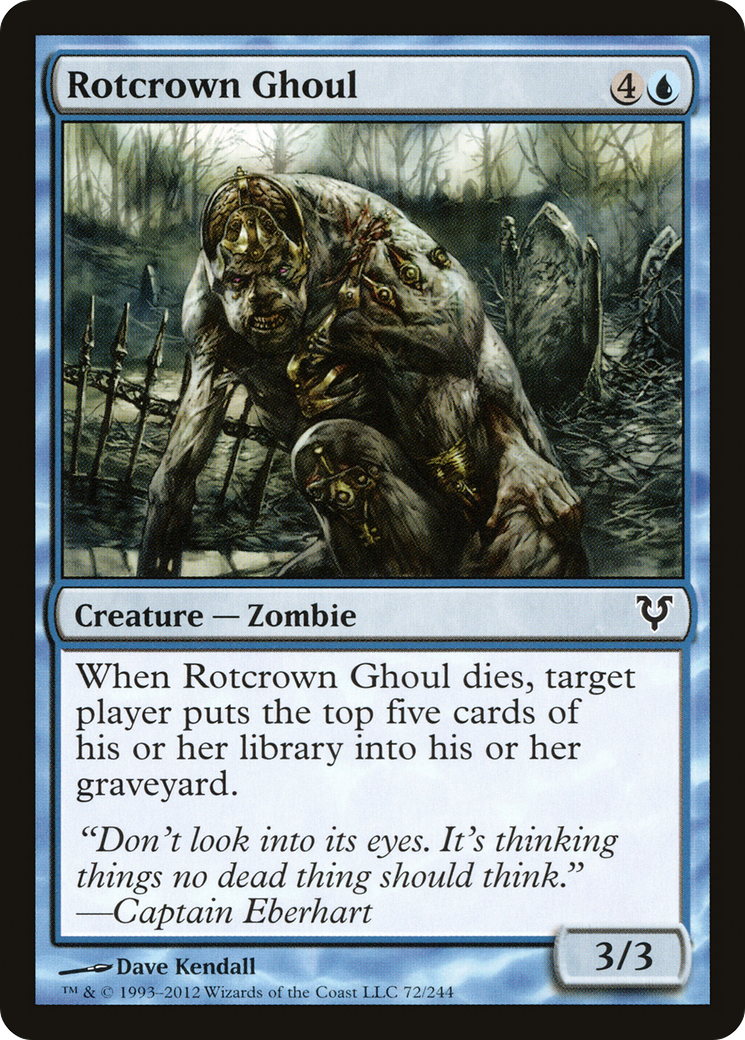 Rotcrown Ghoul (072) Foil - Avacyn Restored