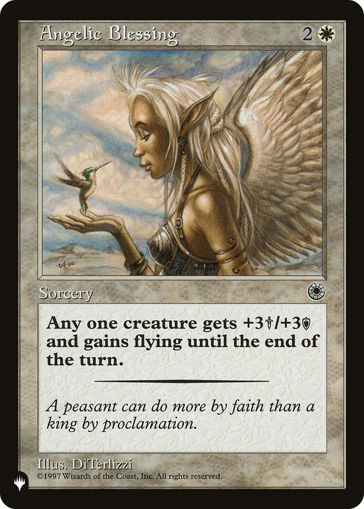 Angelic Blessing (Retro) (POR-2) - The List