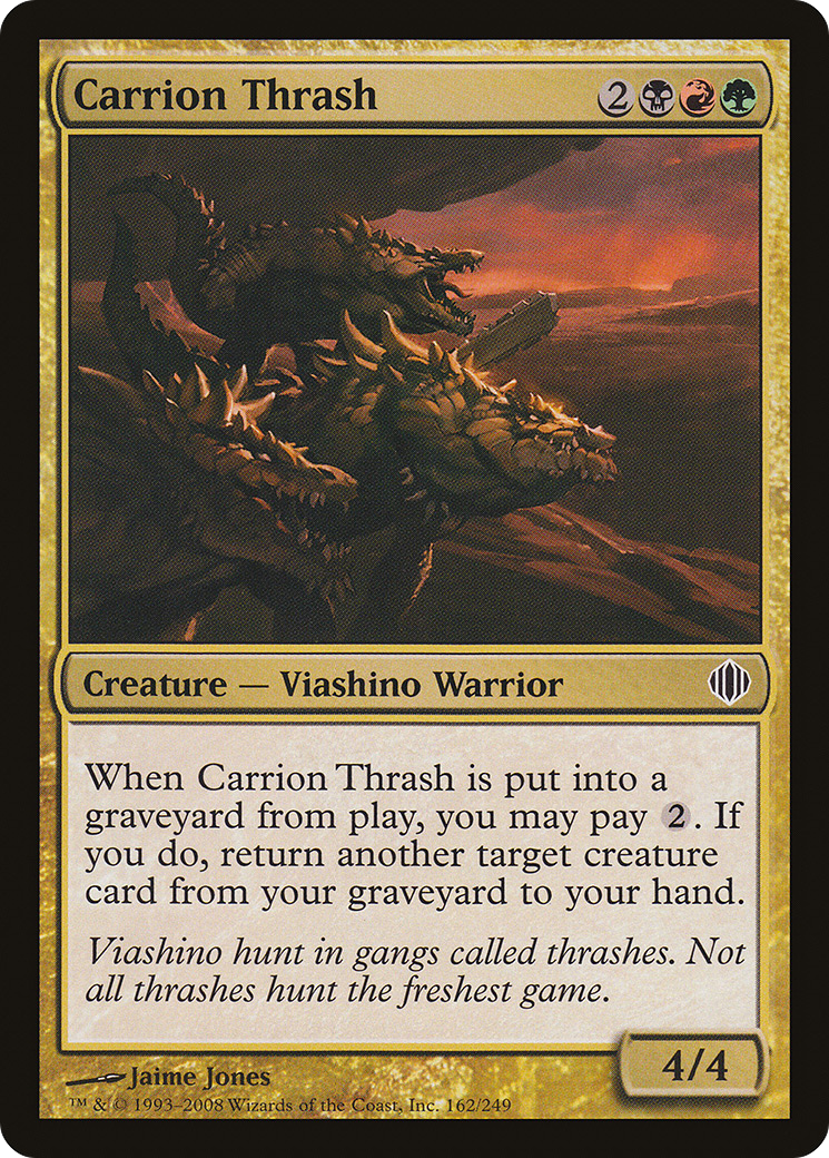 Carrion Thrash (162) Foil - Shards of Alara