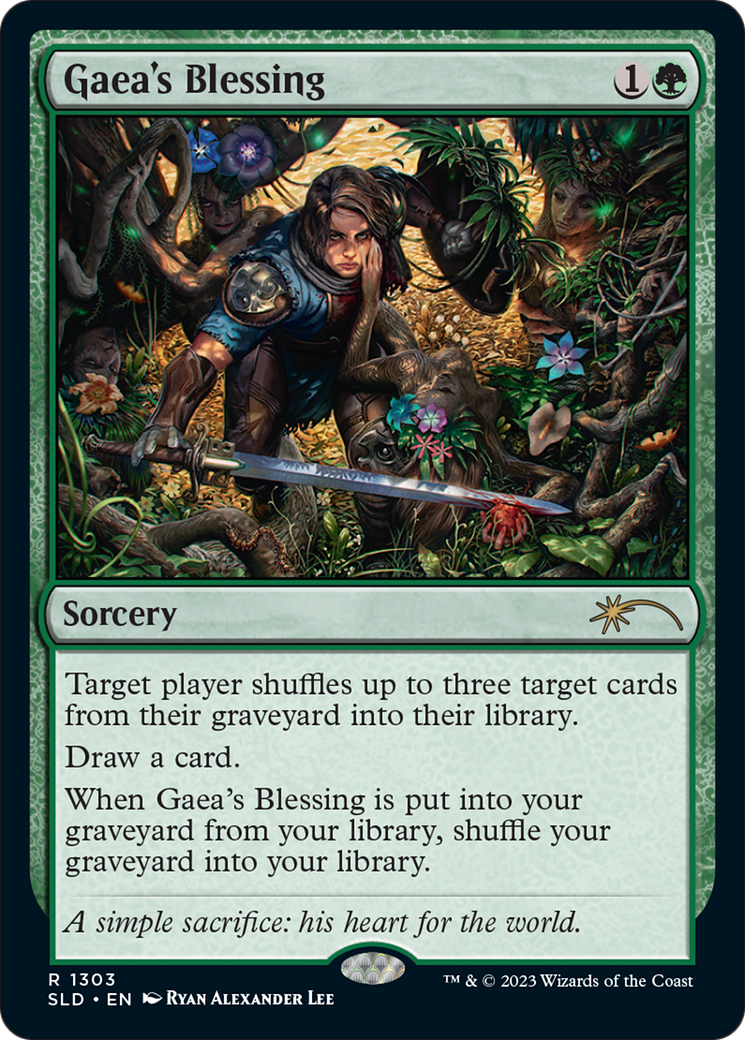Gaea's Blessing (1303) Foil - Secret Lair Drop