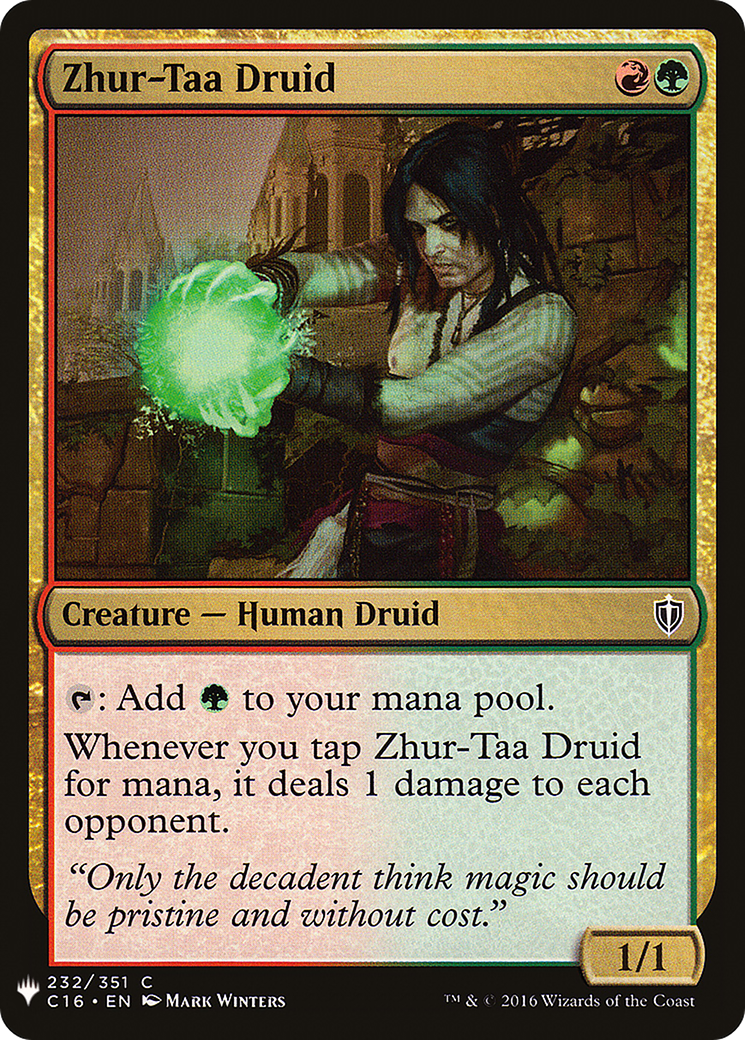Zhur-Taa Druid (C16-232) - The List