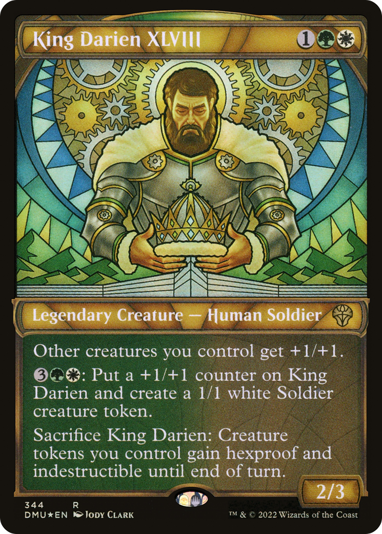 King Darien XLVIII (Showcase) (344) Foil - Dominaria United
