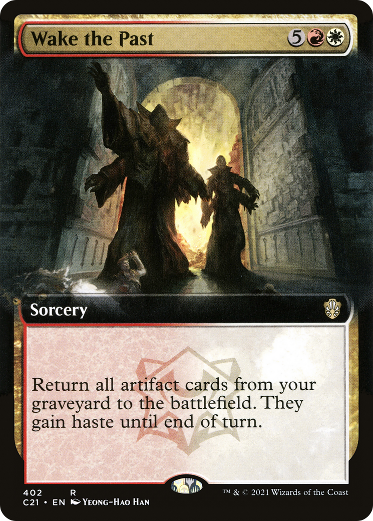 Wake the Past (Extended Art) (402) - Commander 2021