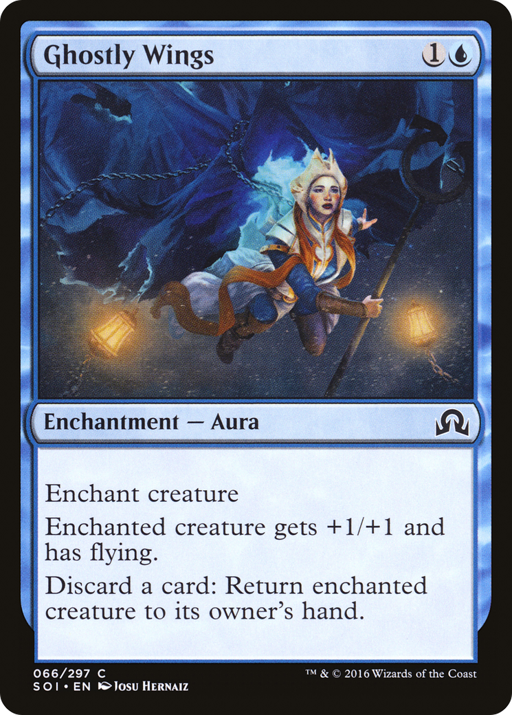 Ghostly Wings (066) Foil - Shadows over Innistrad
