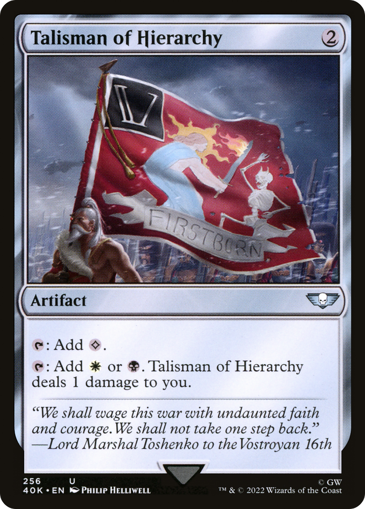 Talisman of Hierarchy (256) - Warhammer 40,000 Commander