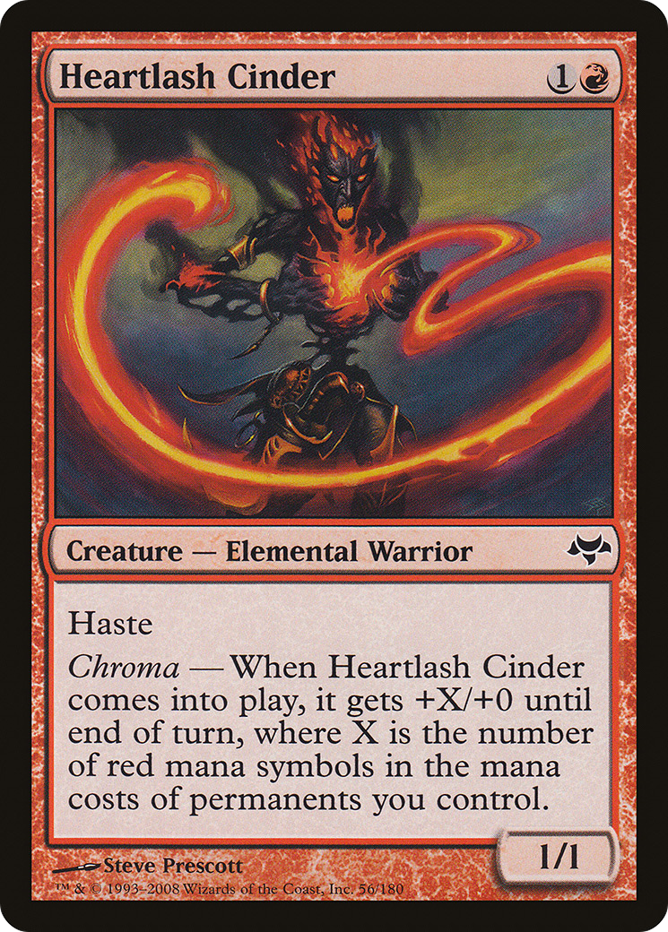 Heartlash Cinder (056) Foil - Eventide