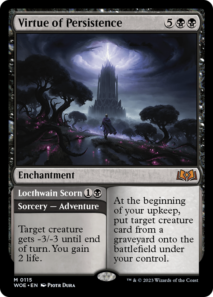 Virtue of Persistence (115) Foil - Wilds of Eldraine