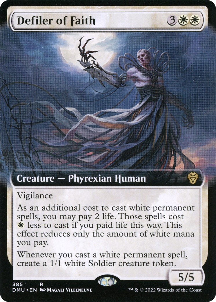 Defiler of Faith (Extended Art) (385) - Dominaria United