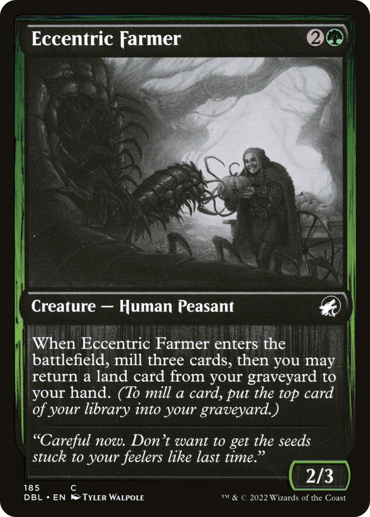 Eccentric Farmer (185) Foil - Innistrad: Double Feature