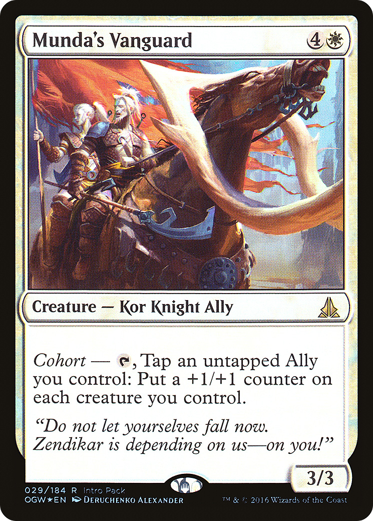Munda's Vanguard (029) Foil - Oath of the Gatewatch Promos