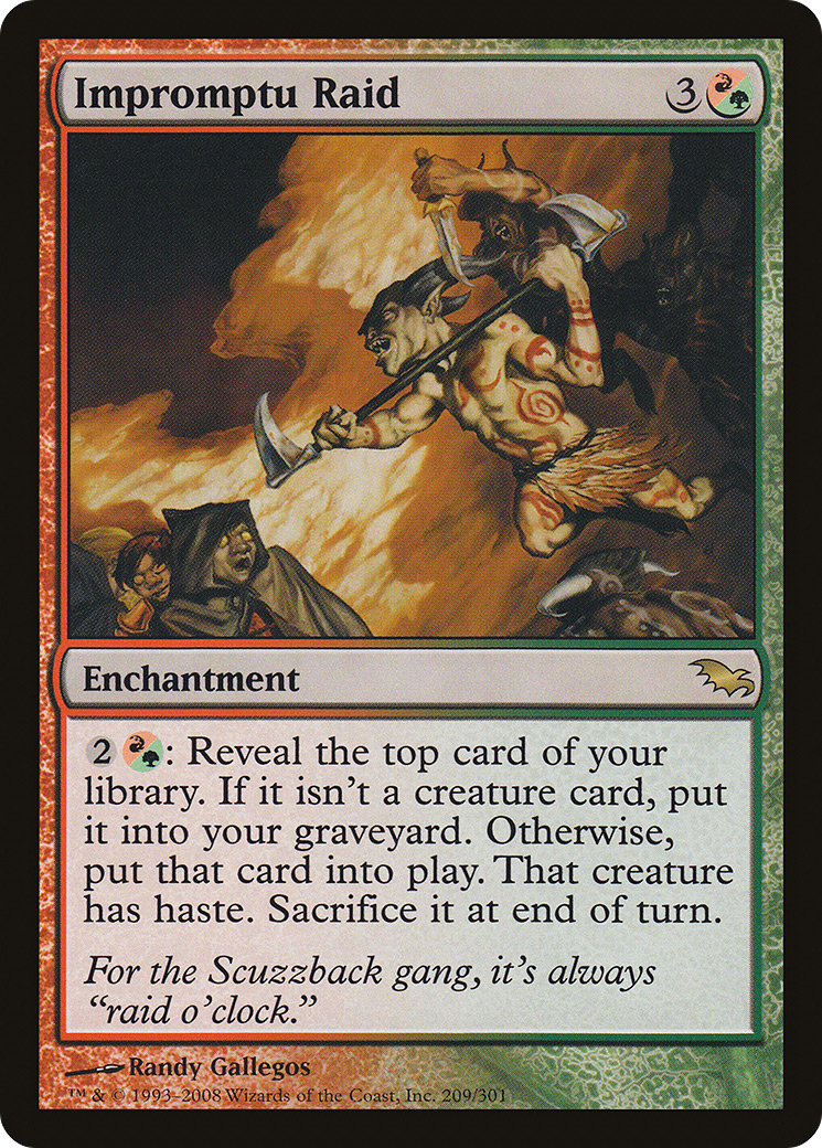 Impromptu Raid (209) Foil - Shadowmoor