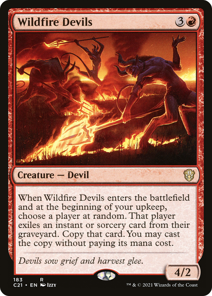 Wildfire Devils (183) - Commander 2021