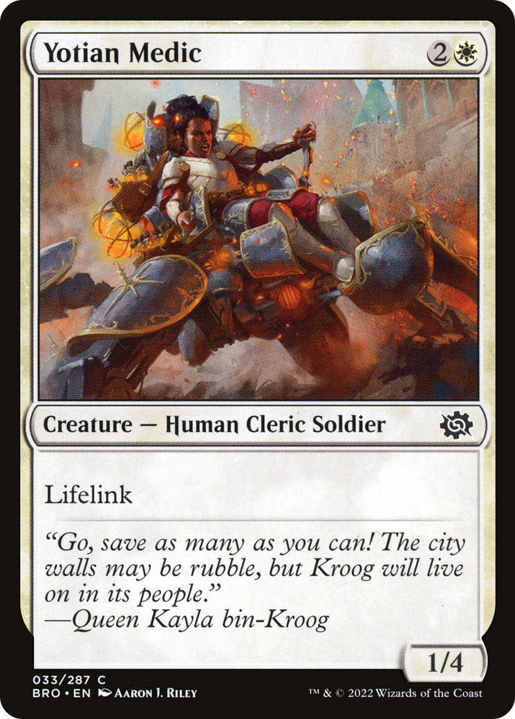 Yotian Medic (033) Foil - The Brothers' War