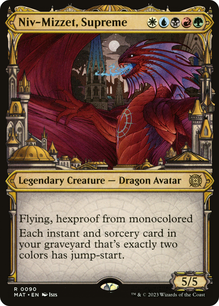 Niv-Mizzet, Supreme (Showcase) (090) Foil - March of the Machine: The Aftermath