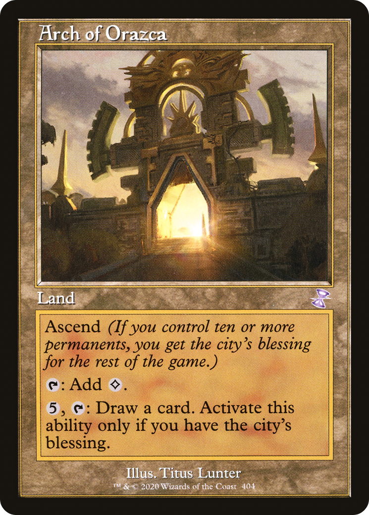 Arch of Orazca (Retro) (404) Foil - Time Spiral Remastered