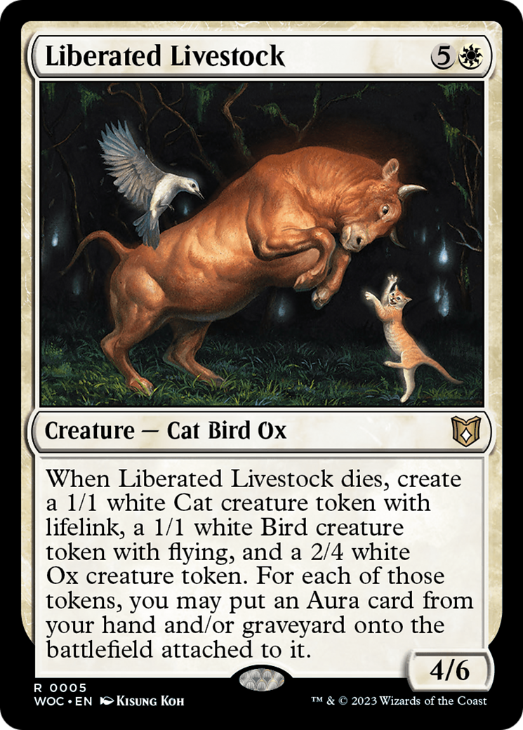 Liberated Livestock (005) - Wilds of Eldraine Commander
