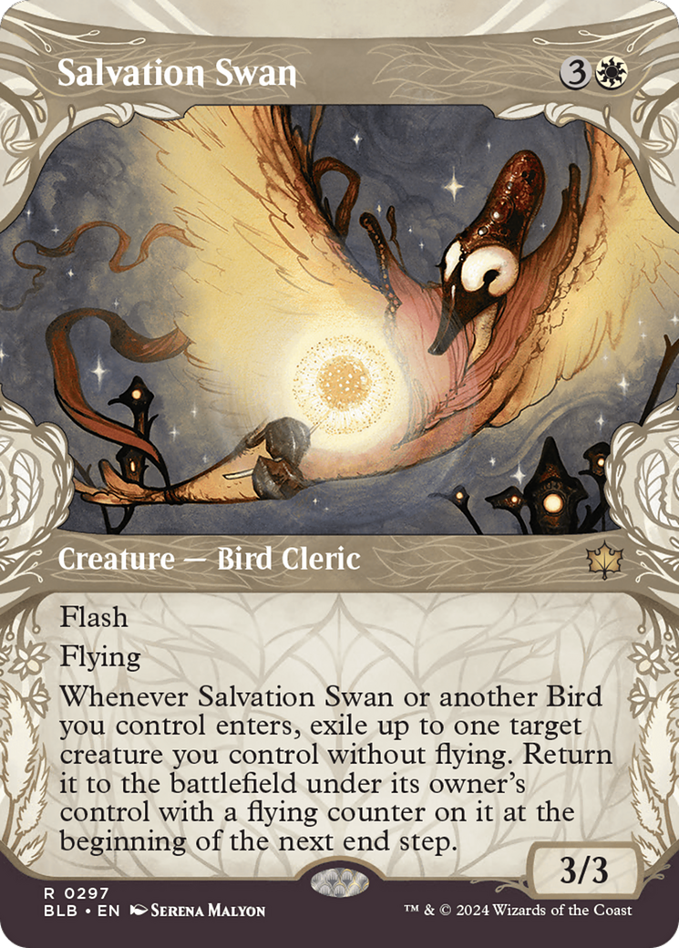 Salvation Swan (Showcase) (297) Foil - Bloomburrow