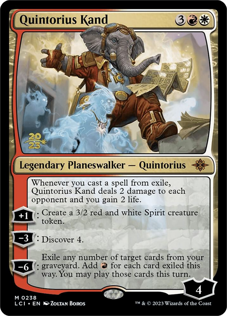 Quintorius Kand (238) Foil - The Lost Caverns of Ixalan Promos