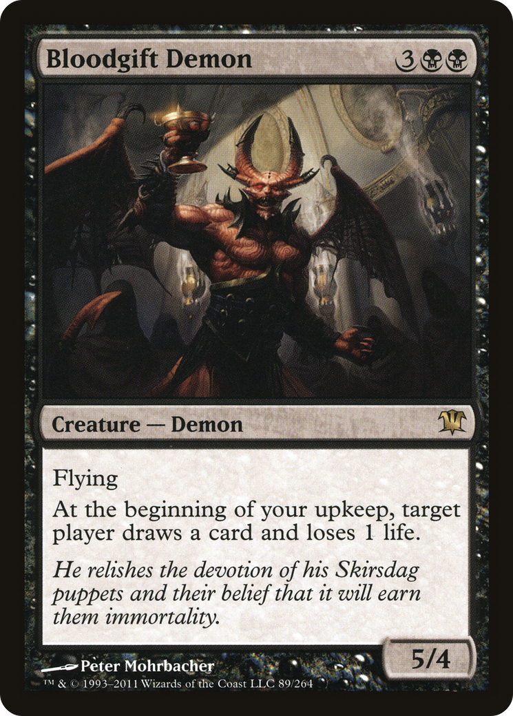 Bloodgift Demon (089) Foil - Innistrad