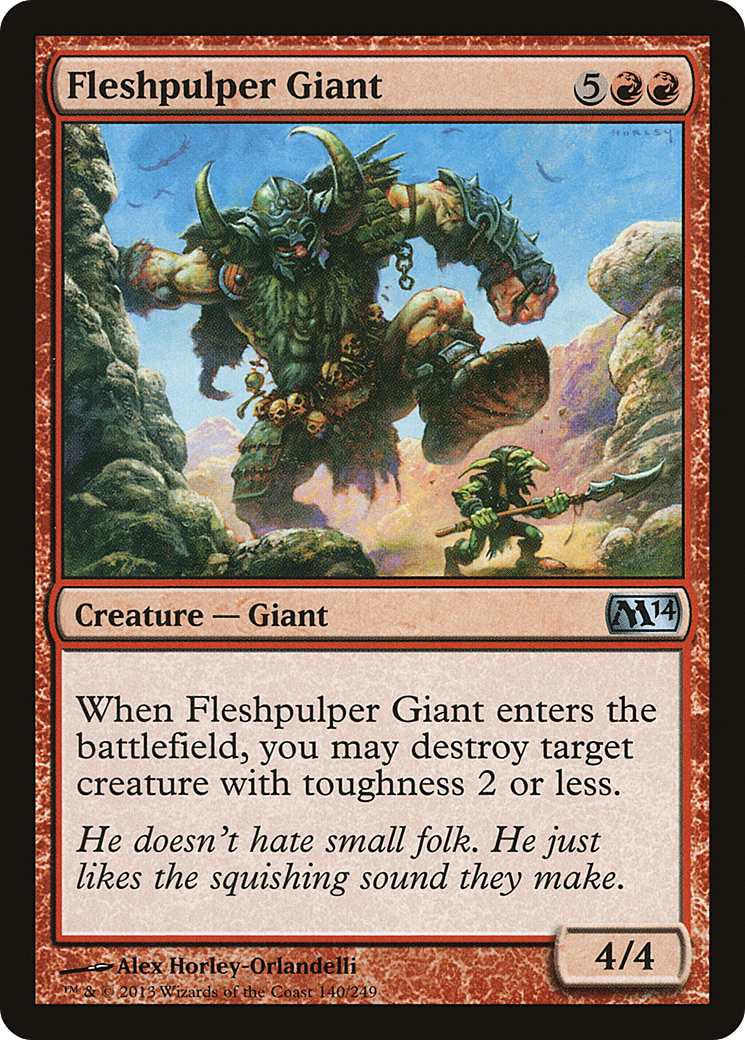 Fleshpulper Giant (140) Foil - Magic 2014