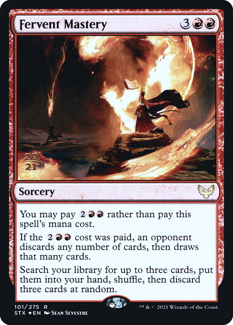 Fervent Mastery (101) Foil - Strixhaven: School of Mages Promos