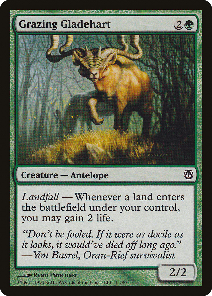 Grazing Gladehart (011) - Duel Decks: Ajani vs. Nicol Bolas