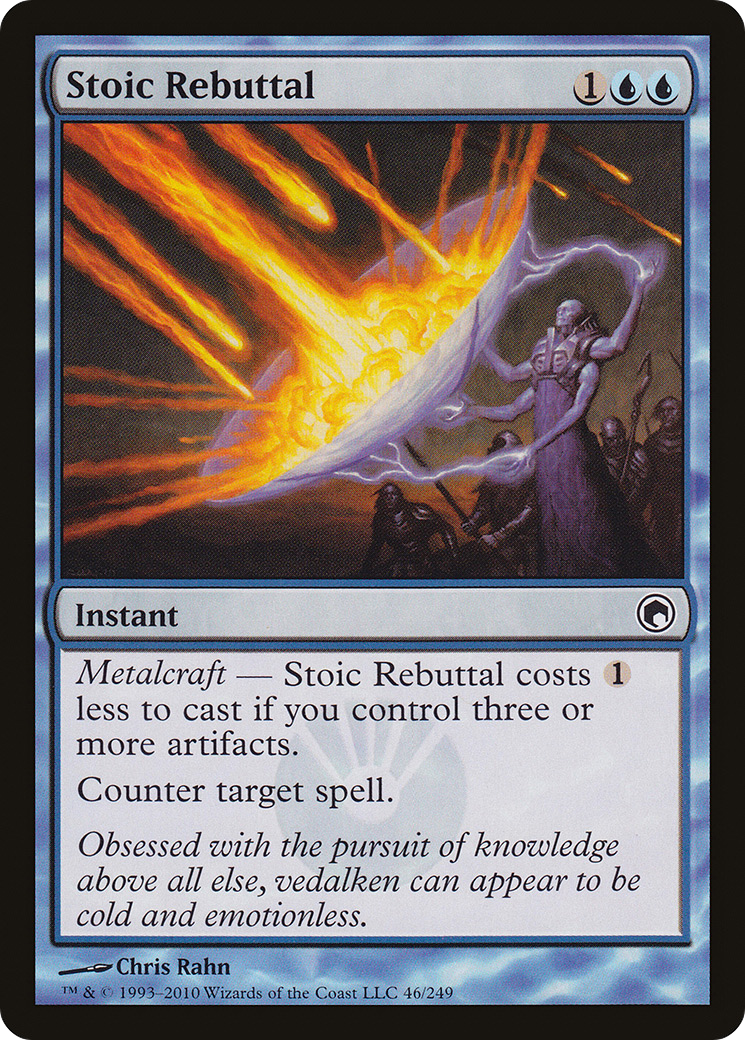 Stoic Rebuttal (046) Foil - Scars of Mirrodin