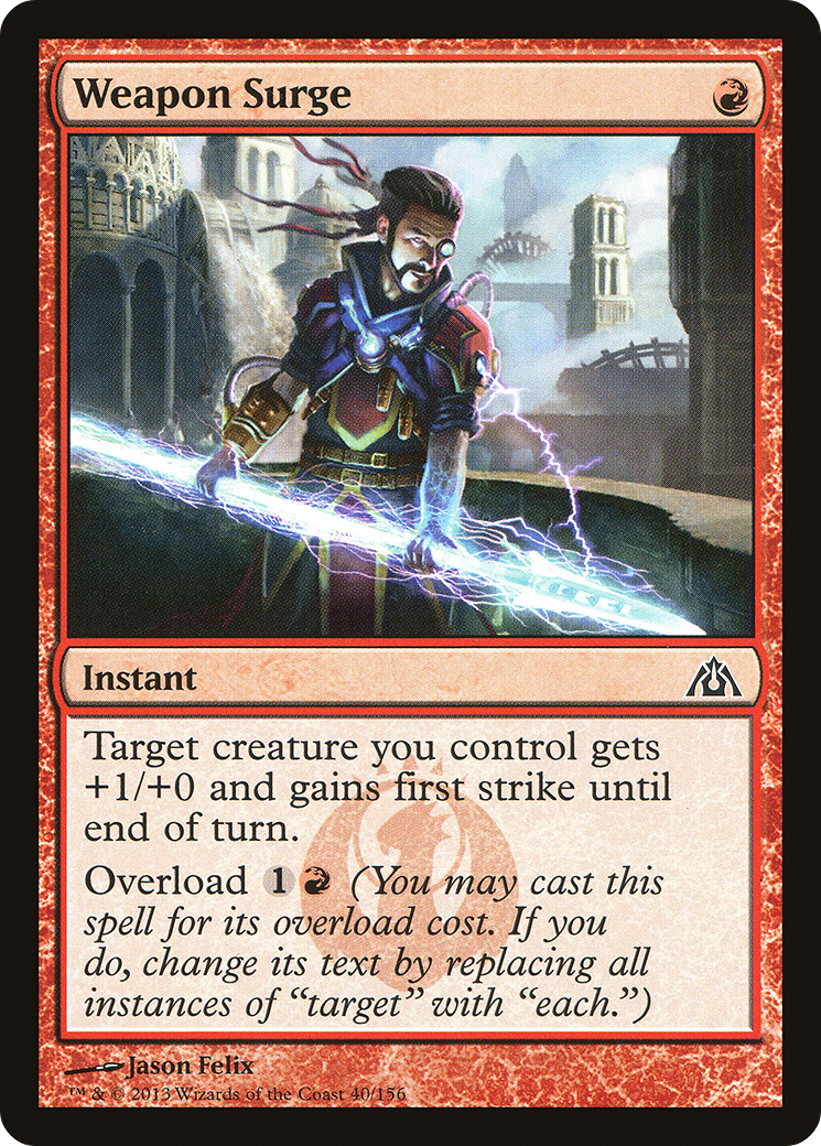 Weapon Surge (040) Foil - Dragon's Maze