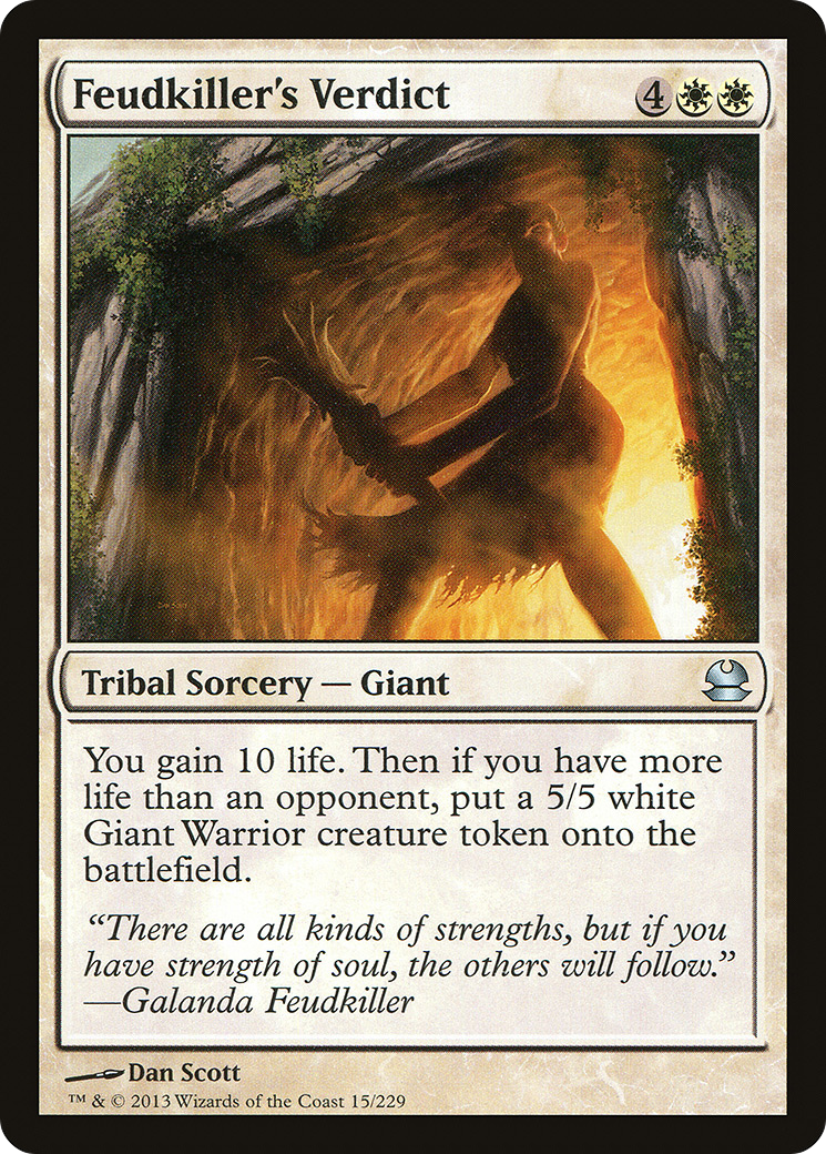 Feudkiller's Verdict (015) Foil - Modern Masters