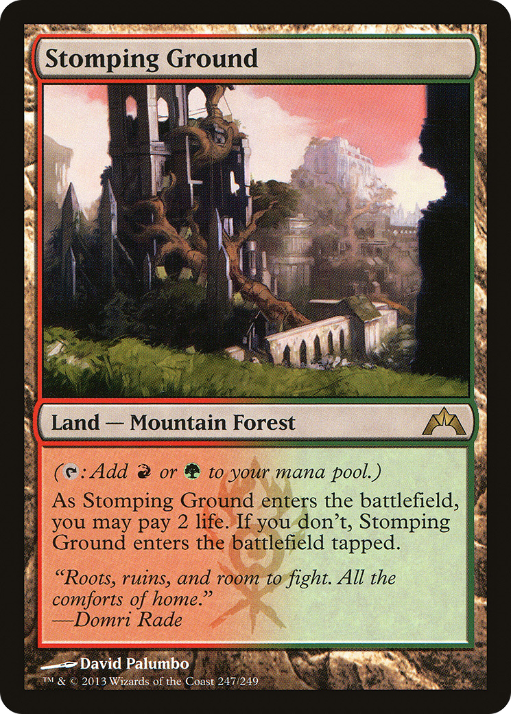Stomping Ground (247) Foil - Gatecrash