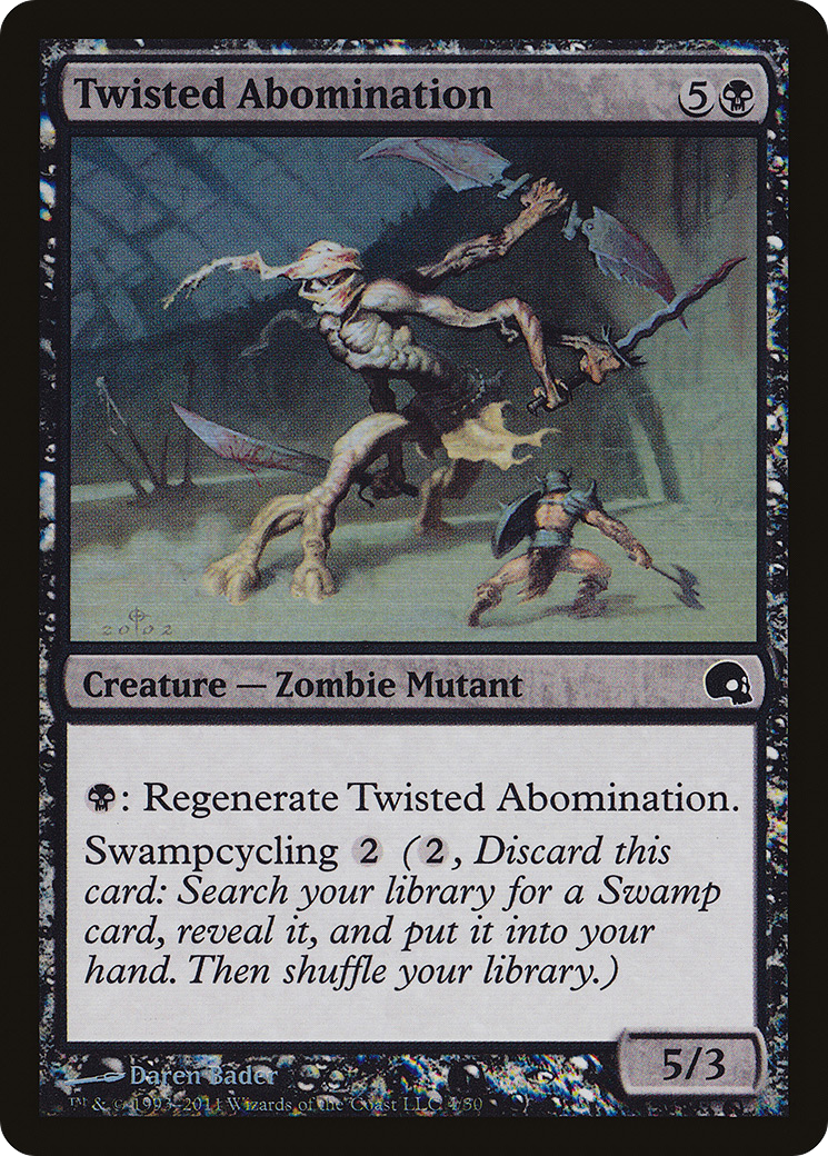 Twisted Abomination (004) Foil - Premium Deck Series: Graveborn