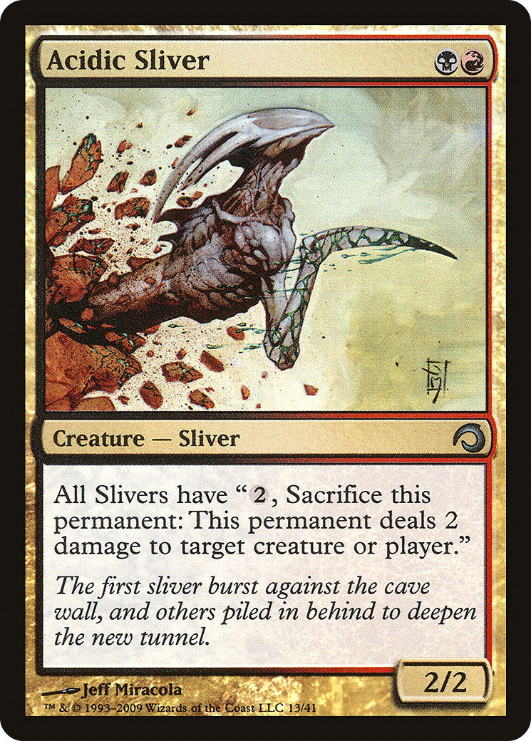 Acidic Sliver (013) Foil - Premium Deck Series: Slivers