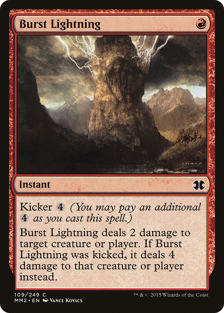 Burst Lightning (109) - Modern Masters 2015