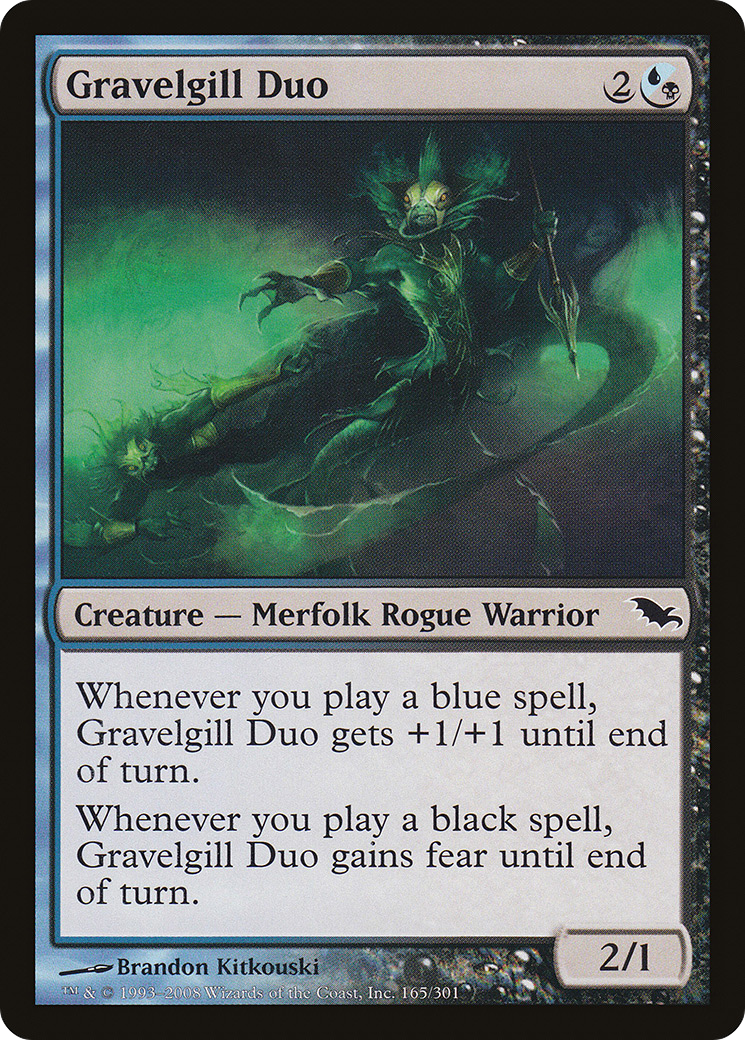 Gravelgill Duo (165) Foil - Shadowmoor