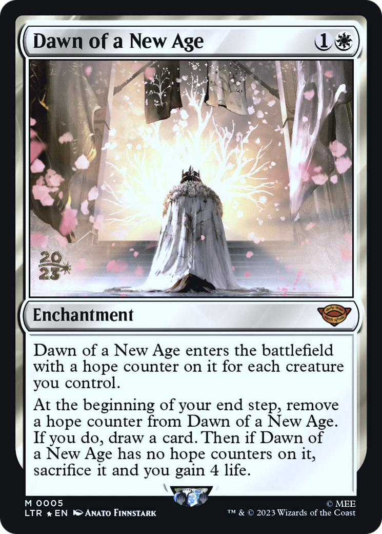 Dawn of a New Age (05s) Foil - Tales of Middle-earth Promos