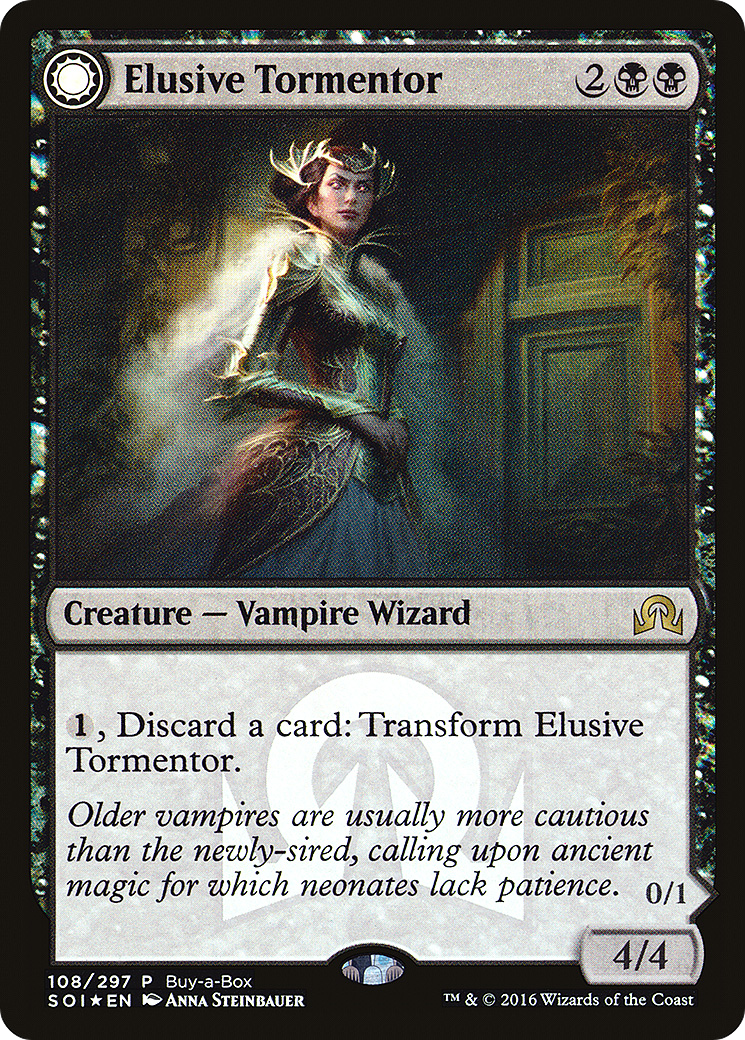 Elusive Tormentor // Insidious Mist (108) Foil - Shadows over Innistrad Promos
