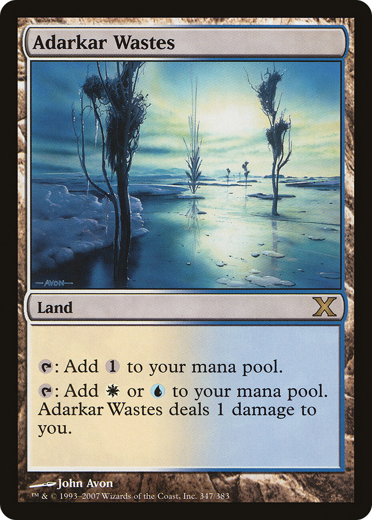 Adarkar Wastes (347) Foil - Tenth Edition
