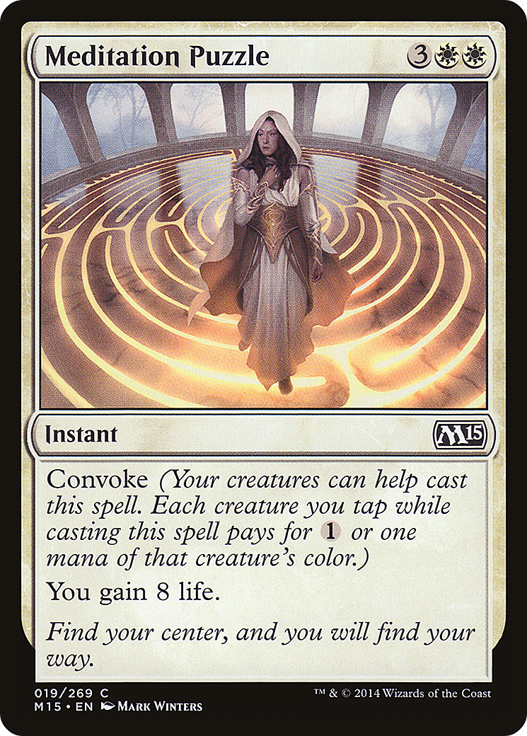 Meditation Puzzle (019) Foil - Magic 2015